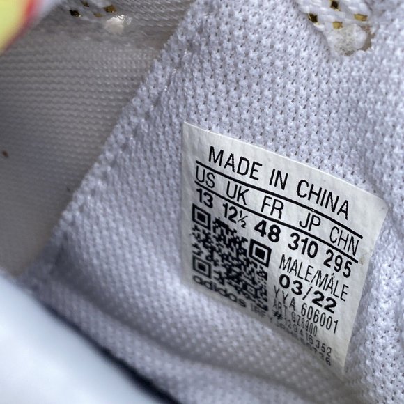 Adidas Freak 22 Big Mood DSG SM Emoji White Gold Football Cleats Men's Size 13 - Picture 9 of 9